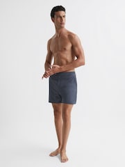 Reiss Airforce Blue Sun Side Adjuster Swim Shorts - Image 3 of 6