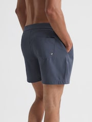 Reiss Airforce Blue Sun Side Adjuster Swim Shorts - Image 5 of 6