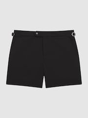 Reiss Black Sun Side Adjuster Swim Shorts - Image 2 of 6