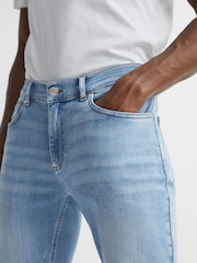 Reiss Light Wash Aniston Slim Fit Jeans - Image 4 of 5