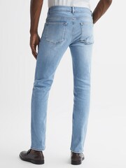 Reiss Light Wash Aniston Slim Fit Jeans - Image 5 of 5