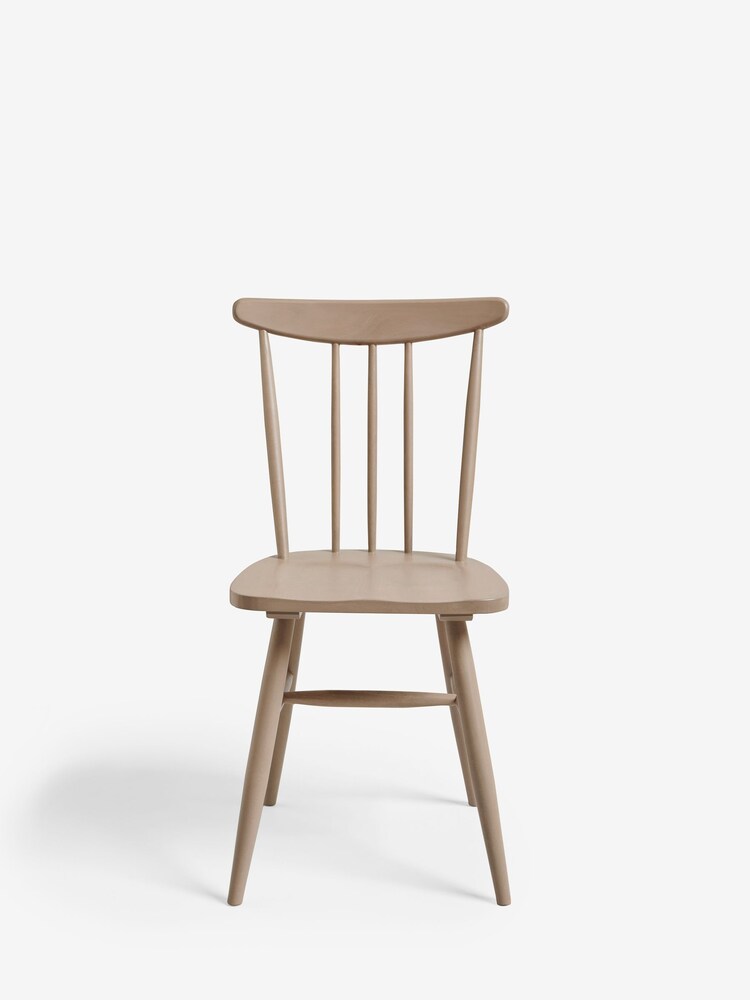 Set of 2 Light Natural Oak Fin Dining Chairs - Image 2 of 7