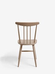 Set of 2 Light Natural Oak Fin Dining Chairs - Image 5 of 7