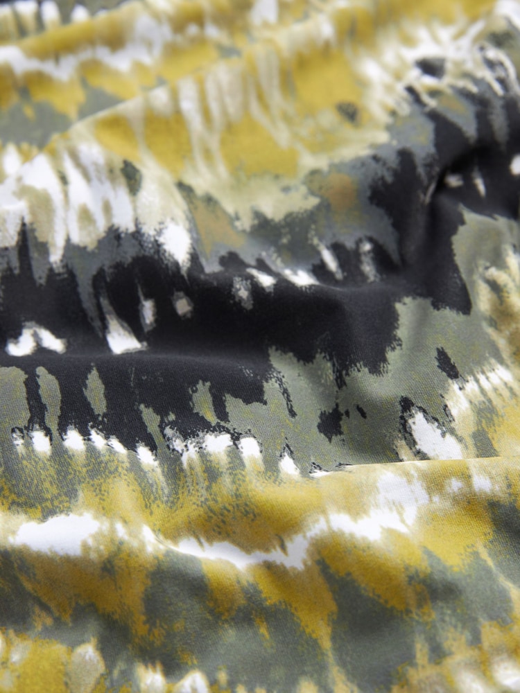 Green Tie Dye High Waist Bikini Bottoms - Image 7 of 7