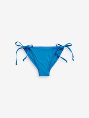 Blau/Violett/Paisley - Bikinihose mit seitlicher Schnürung im 2er-Pack - Bild 10 von 11