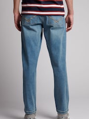 U.S. Polo Assn. Blue Mens 5 Pocket Denim Loose Jeans - Image 2 of 4