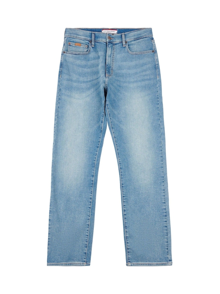 U.S. Polo Assn. Blue Mens 5 Pocket Denim Jeans - Image 5 of 7