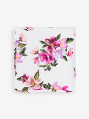 Baker by Ted Baker Baby Girls Floral All Over Print White Blanket - Image 2 of 5