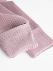 Pink 100% Cotton Two Way Zip Baby Sleepsuit 3 Pack (0mths-3yrs) - Image 7 of 8