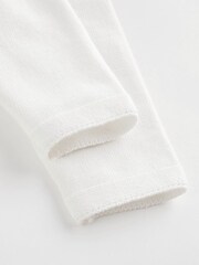White Baby 100% Cotton Knitted Cardigan (0mths-2yrs) - Image 4 of 6