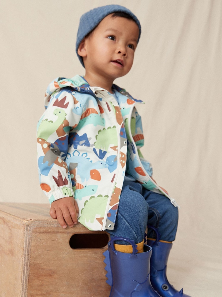 Green/Blue Shower Resistant Jacket (3mths-7yrs) - Image 1 of 8