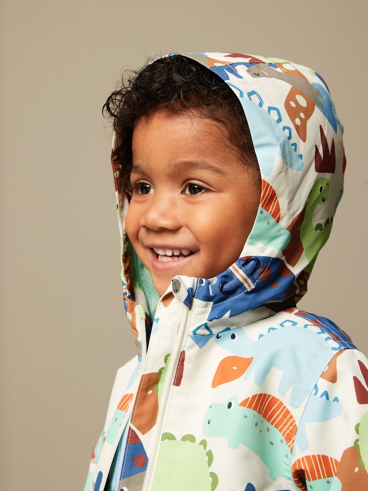 Green/Blue Shower Resistant Jacket (3mths-7yrs) - Image 2 of 8