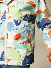 Green/Blue Shower Resistant Jacket (3mths-7yrs) - Image 4 of 8