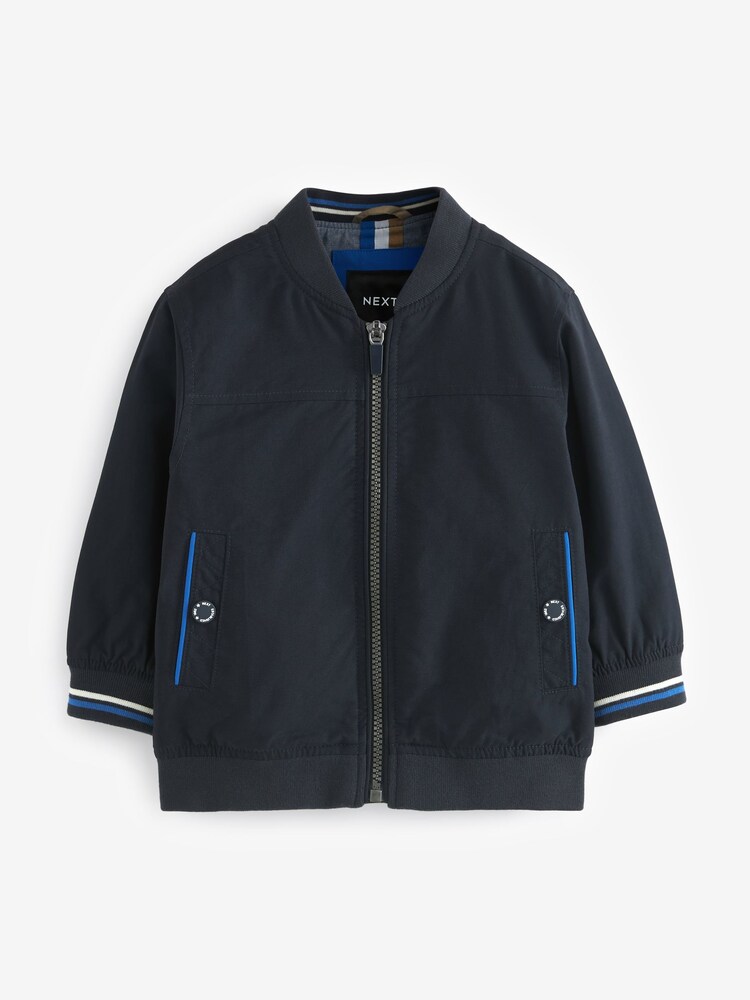 Buy Navy Blue Smart Harrington Jacket (3mths-7yrs) from Next Kuwait