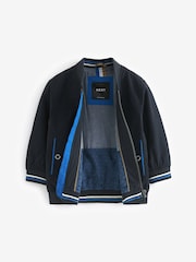 Navy Blue Smart Harrington Jacket (3mths-7yrs) - Image 6 of 7