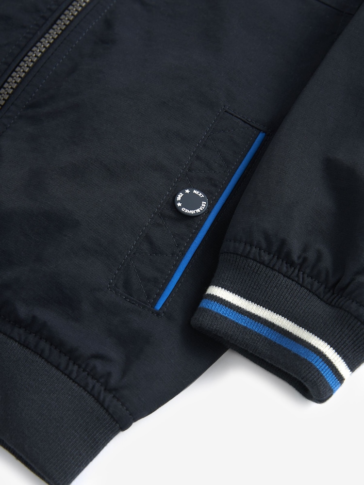 Navy Blue Smart Harrington Jacket (3mths-7yrs) - Image 7 of 7