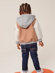 Neutral Varsity Jacket (3mths-7yrs) - Image 3 of 8