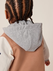 Neutral Varsity Jacket (3mths-7yrs) - Image 5 of 8