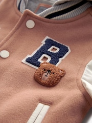 Neutral Varsity Jacket (3mths-7yrs) - Image 8 of 8