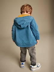 Blau - Spritzwasserabweisender Utility-Anorak (3 Monate bis 7 Jahre) - Bild 4 von 11