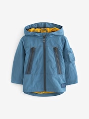 Blau - Spritzwasserabweisender Utility-Anorak (3 Monate bis 7 Jahre) - Bild 8 von 11