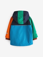 Orange/Navy Waterproof Coat (3mths-7yrs) - Image 2 of 5