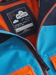 Orange/Navy Waterproof Coat (3mths-7yrs) - Image 4 of 5