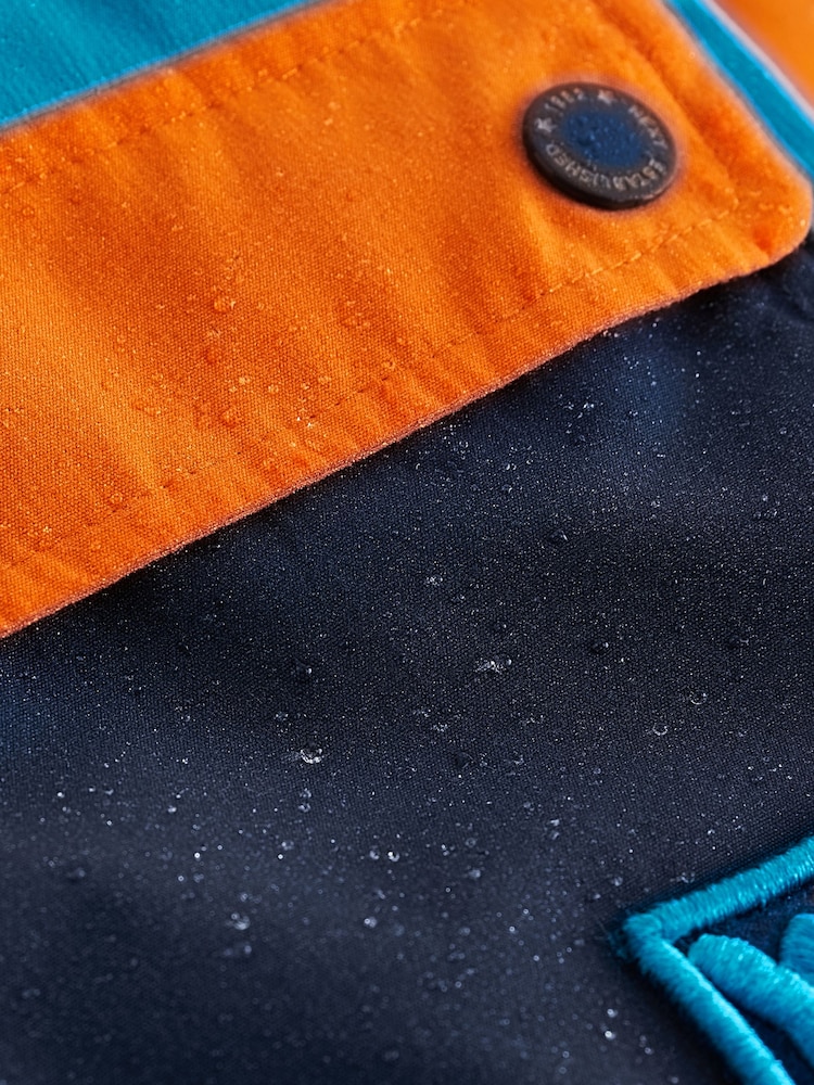 Orange/Navy Waterproof Coat (3mths-7yrs) - Image 5 of 5