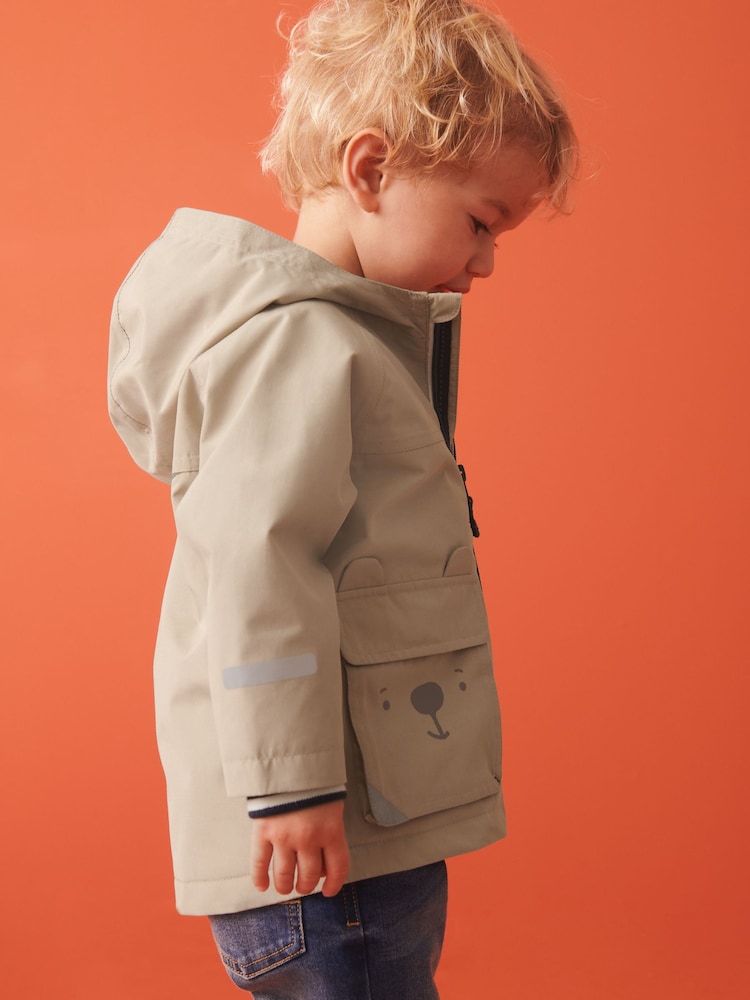 Stone Neutral Waterproof Coat (3mths-7yrs) - Image 1 of 10