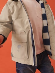 Stone Neutral Waterproof Coat (3mths-7yrs) - Image 4 of 10