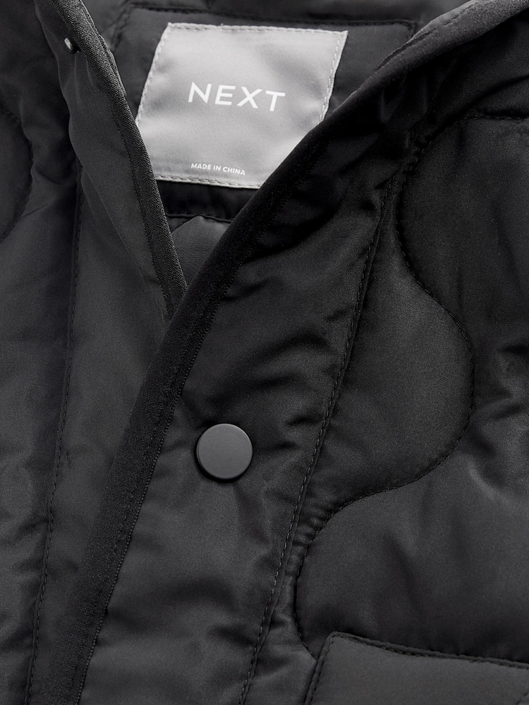 Black Quilted Jacket (3mths-7yrs) - Image 11 of 11 Black Quilted Jacket (3mths-7yrs) - Image 11 of 11