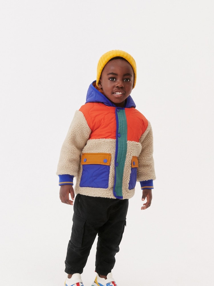 Orange/Colourblock - Jacke aus Teddyfleece (3 Monate bis 7 Jahre) - Bild 2 von 11 Orange/Colourblock - Jacke aus Teddyfleece (3 Monate bis 7 Jahre) - Bild 2 von 11