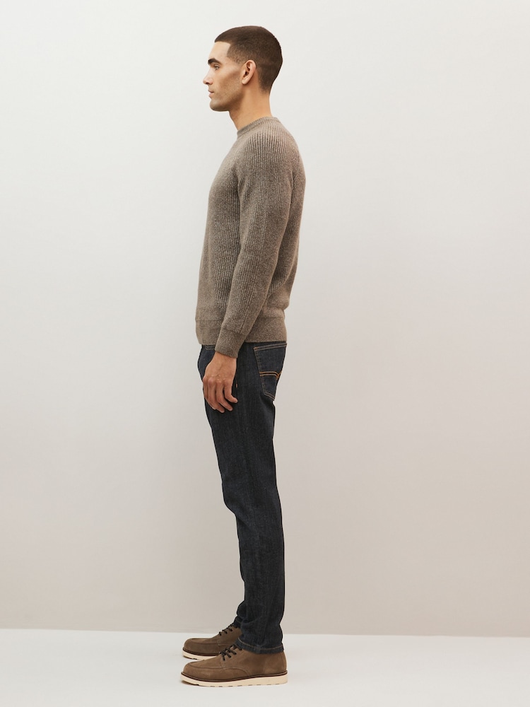 Blue Dark Indigo Rinse Slim Fit Motion Flex Jeans - Image 5 of 11