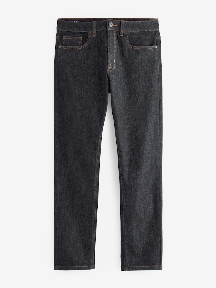 Blue Dark Indigo Rinse Slim Fit Motion Flex Jeans - Image 7 of 11
