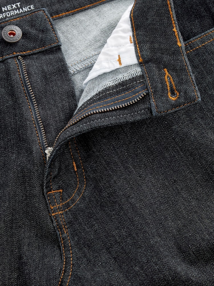 Blue Dark Indigo Rinse Slim Fit Motion Flex Jeans - Image 9 of 11