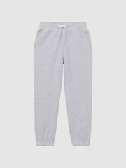 Reiss Soft Grey Hector Senior Textured Drawstring Joggers - Image 2 of 5