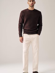 Ecru White EDIT Relaxed Fit Jeans - Image 2 of 10