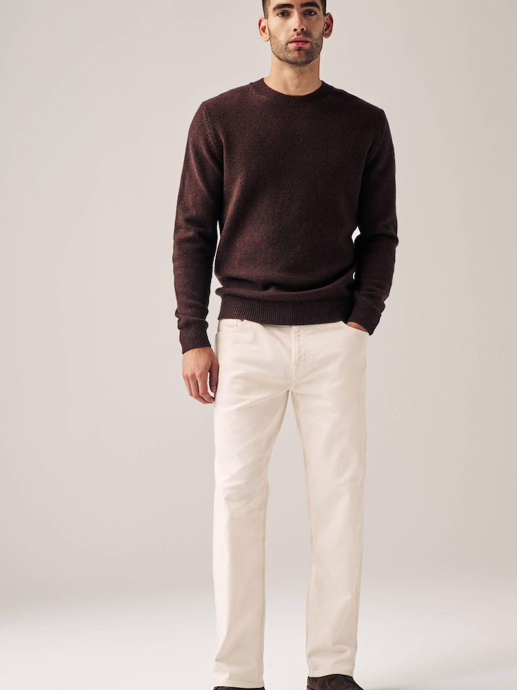 Ecru White EDIT Relaxed Fit Jeans - Image 2 of 10