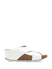 White - Jones Bootmaker Tansey Leather Sandals - Image 2 of 6