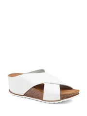 White - Jones Bootmaker Tansey Leather Sandals - Image 3 of 6
