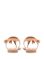 Jones Bootmaker Natural Lizabeth Leather Thong Sandals - Image 4 of 6