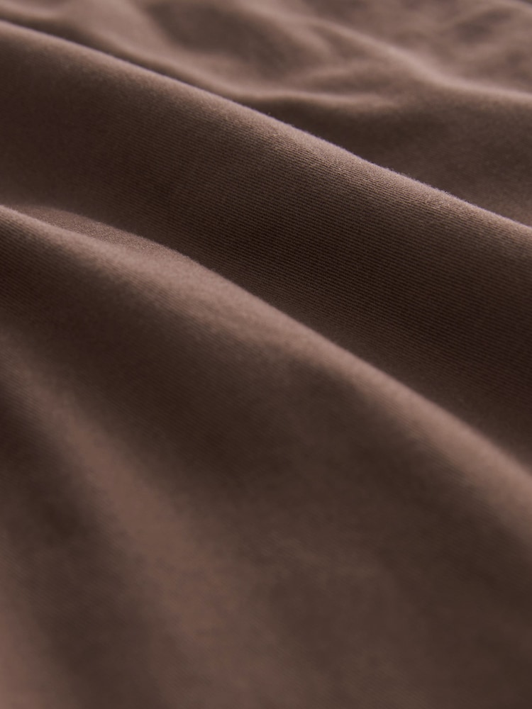 Brown Straight Stretch Chino Shorts - Image 10 of 10
