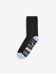 Bees Footbed Ankle Socks 5 Pack - Image 3 of 6