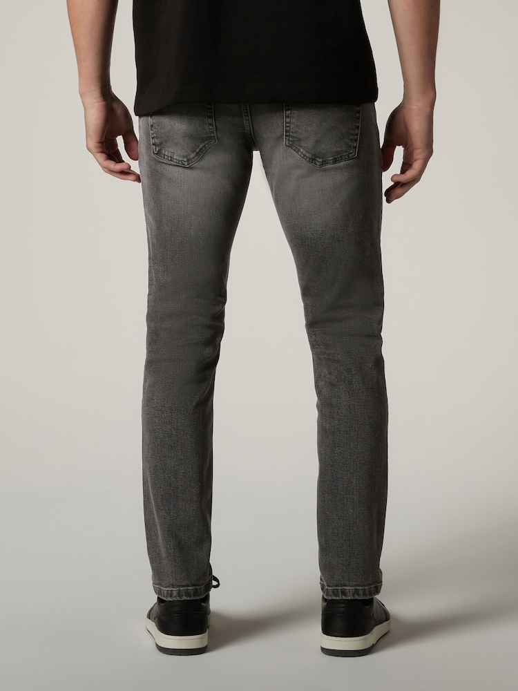 Grey Slim Fit Classic Stretch Jeans - Image 4 of 10