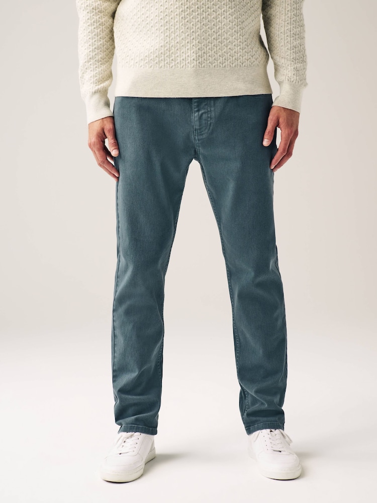 Blue Slim Fit Coloured Stretch Jeans - Image 1 of 10