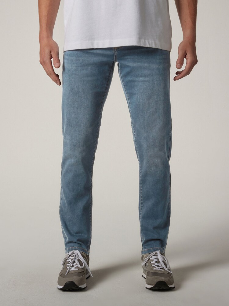 Smoky Blue Slim Comfort Stretch Jeans - Image 1 of 9