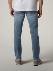 Smoky Blue Slim Comfort Stretch Jeans - Image 3 of 9