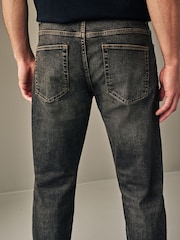 Коричневый оттенок - Прямой - Vintage Wash Denim Jeans - Image 6 of 11