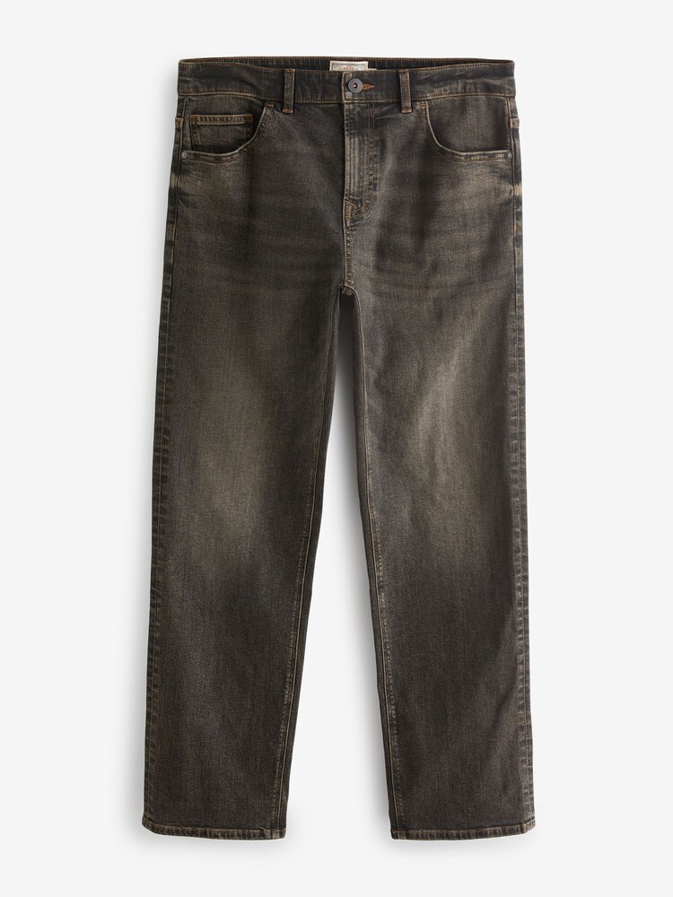 Brown Tint Straight Vintage Stretch Authentic Jeans - Image 7 of 11