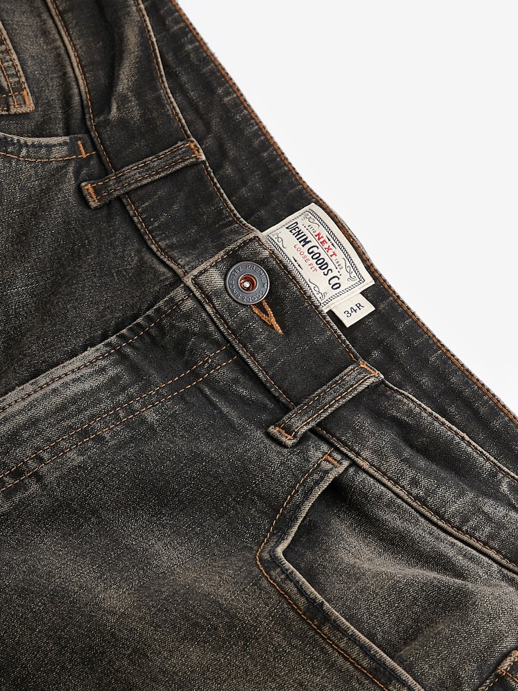 Brown Tint Straight Vintage Stretch Authentic Jeans - Image 8 of 11